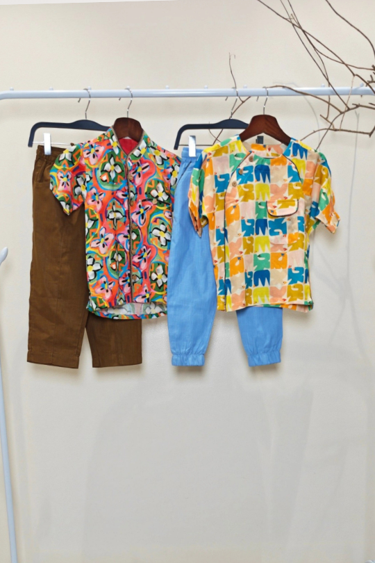 Colour Carnival Surprise Bundle- Pack of 2 Shirts and 2 Pants