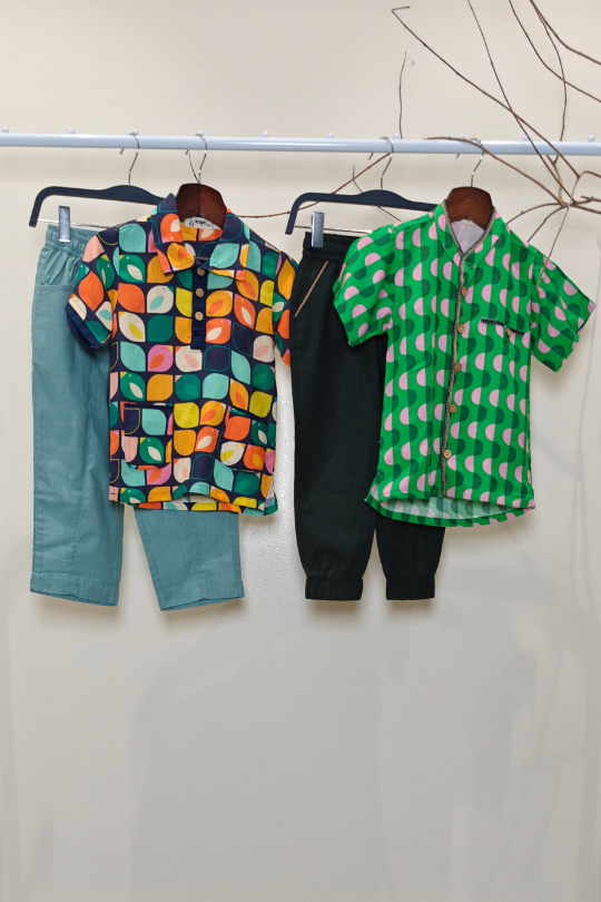 Lagoon Getaway Bundle- Pack of 2 Shirts and 2 Pants