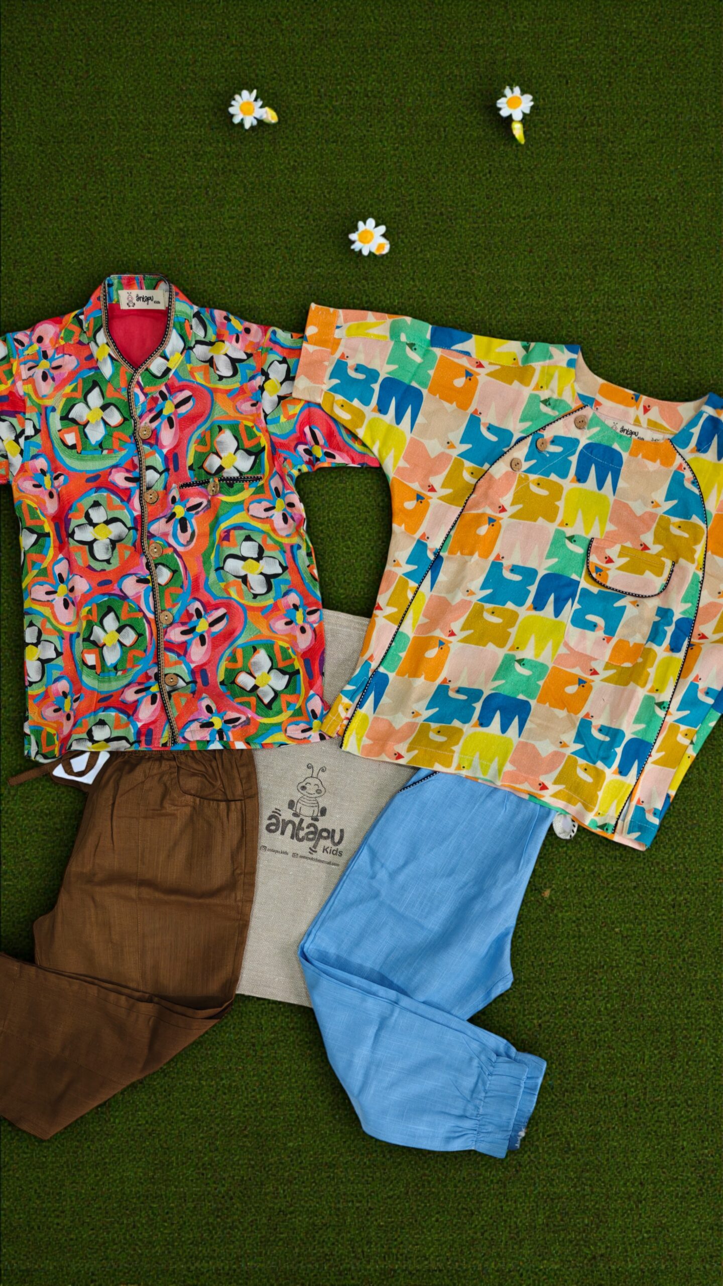 Colour Carnival Surprise Bundle- Pack of 2 Shirts and 2 Pants
